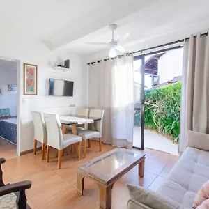 Apartamento Apartamento pé na areia em condomínio com piscina N1298, Florianópolis